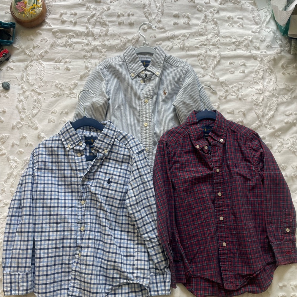 Ralph Lauren 4t Striped Shirt Bundle